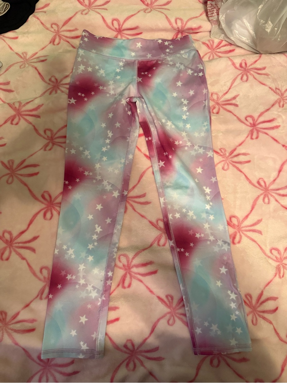MTA Sport Star Tie-Dye Leggings in Pink, Blue & Purple
